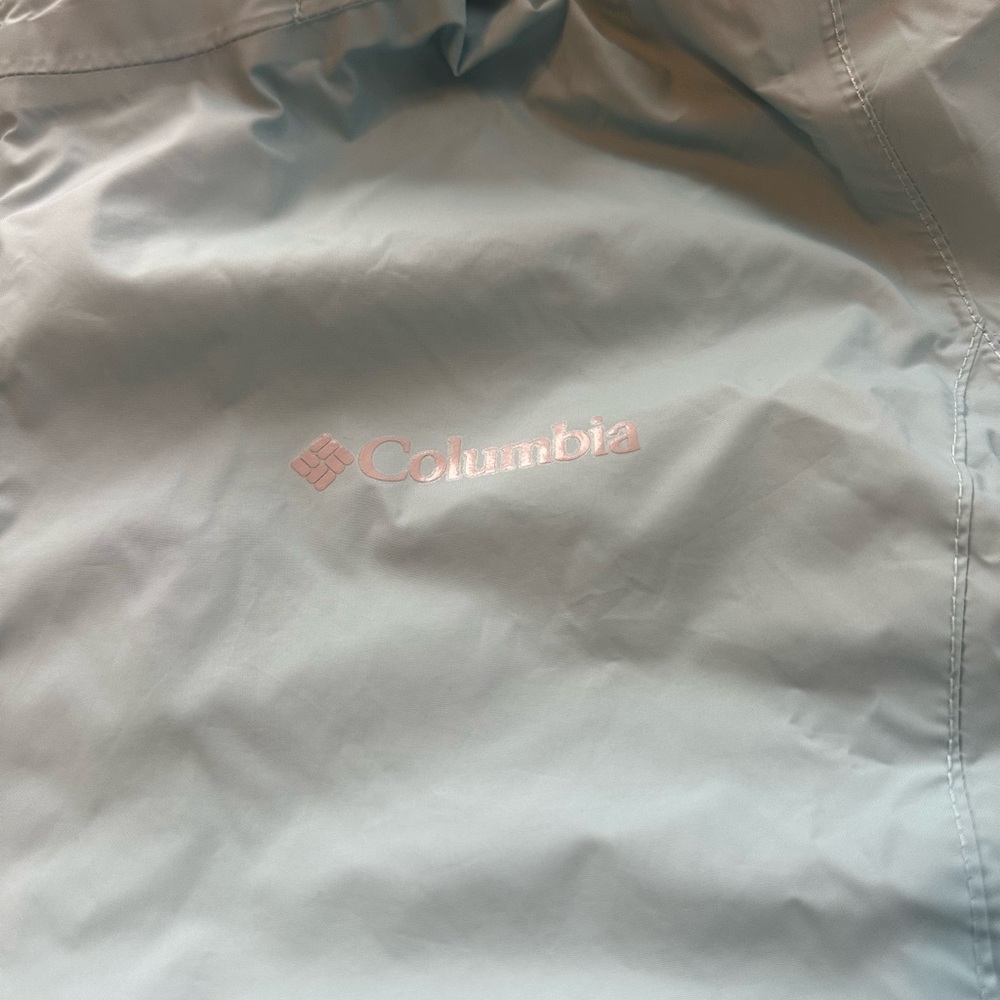 Columbia light Blue Hooded Jacket - Picture 2 of 4